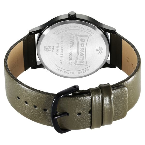 SON 77105NL10W TRNDZ SONATA GENTS WATCH SON 77105NL10W TRNDZ SONATA GENTS WATCH